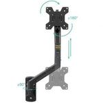 Soporte de Pared para Monitor TooQ LP1334TNR-B/ Giratorio/ Inclinable/ Rotatorio/ hasta 10kg - PixelPlaza