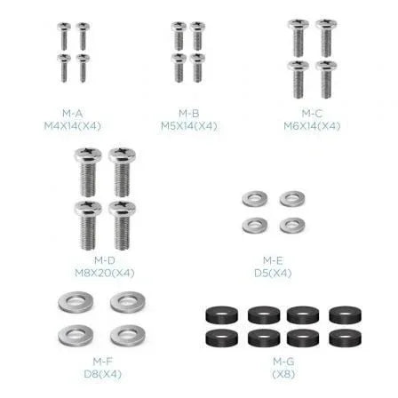 Soporte de Pared Fijo Inclinable TooQ LP1342T-B para TV de 23-42"/ hasta 35kg - PixelPlaza