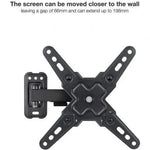 Soporte de Pared Extensible/ Giratorio/ Inclinable TooQ LP1343TN-B para TV de 13-43"/ hasta 20kg - PixelPlaza