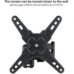 Soporte de Pared Extensible/ Giratorio/ Inclinable TooQ LP1344TN-B para TV de 13-43"/ hasta 20kg - PixelPlaza