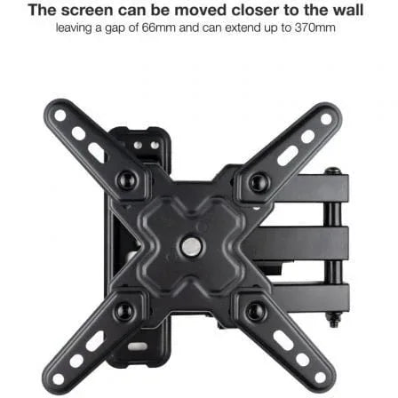 Soporte de Pared Extensible/ Giratorio/ Inclinable TooQ LP1345TN-B para TV de 13-43"/ hasta 20kg - PixelPlaza