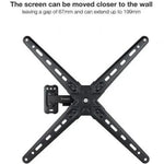 Soporte de Pared Extensible/ Giratorio/ Inclinable TooQ LP1355TN-B para TV de 13-55"/ hasta 25kg - PixelPlaza