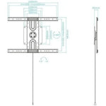 Soporte de Pared Giratorio/ Inclinable/ Nivelable TooQ LP3780F-R para TV de 37-80"/ hasta 50kg - PixelPlaza