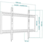 Soporte de Pared Fijo TooQ LP41130F-B para TV de 60-100"/ hasta 130kg - PixelPlaza