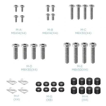 Soporte de Pared Fijo Inclinable TooQ LP42100T-B para TV de 60-100"/ hasta 75kg - PixelPlaza