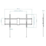 Soporte de Pared Fijo TooQ LP4390F-B para TV de 43-90"/ hasta 70kg - PixelPlaza