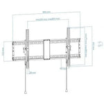 Soporte de Pared Inclinable TooQ LP4391T-B para TV de 43-90"/ hasta 70kg - PixelPlaza