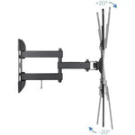 Soporte de Pared Orientable / Inclinable TooQ LP6055TN-B para TV de 23-55"/ hasta 30kg - PixelPlaza