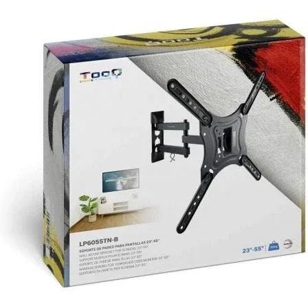 Soporte de Pared Orientable / Inclinable TooQ LP6055TN-B para TV de 23-55"/ hasta 30kg - PixelPlaza