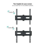 Soporte de Pared Giratorio/ Inclinable/ Nivelable TooQ LP7843TN-B para TV de 32-55"/ hasta 35kg - PixelPlaza