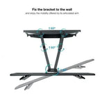 Soporte de Pared Giratorio/ Inclinable/ Nivelable TooQ LP7866TN-B para TV de 37-80"/ hasta 40kg - PixelPlaza