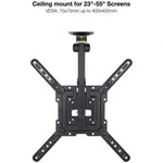 Soporte de Techo Giratorio/ Inclinable TooQ LPCE1123TSLI-B para TV de 23-55"/ hasta 20kg - PixelPlaza