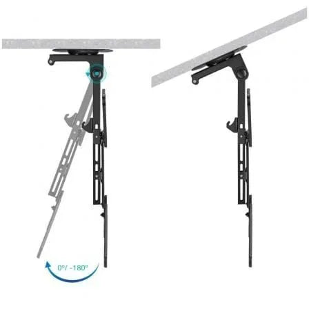 Soporte de Techo Giratorio/ Inclinable TooQ LPCE1123TSLI-B para TV de 23-55"/ hasta 20kg - PixelPlaza