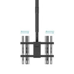 Soporte de Techo Giratorio/ Inclinable/ Nivelable TooQ LPCE1175TSLI-B para TV de 32-75"/ hasta 60kg - PixelPlaza