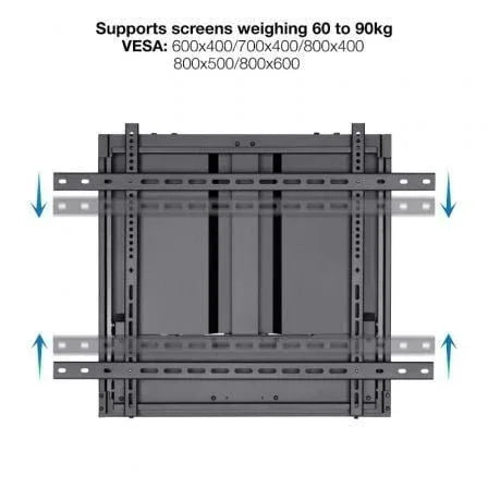 Soporte de Pared TooQ LPHA7090 para Pantallas Interactivas de 70-90"/ hasta 55kg - PixelPlaza