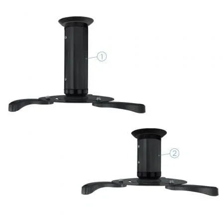 Soporte de Techo para Proyector TooQ PJ1010TN-B/ Inclinable/ Giratorio/ hasta 10kg - PixelPlaza