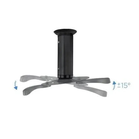 Soporte de Techo para Proyector TooQ PJ1010TN-B/ Inclinable/ Giratorio/ hasta 10kg - PixelPlaza