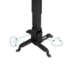 Soporte de Techo para Proyector TooQ PJ2012T-B/ Inclinable/ hasta 20kg - PixelPlaza