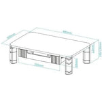 Soporte para Monitor TooQ TQMMPD02/ hasta 20kg - PixelPlaza