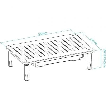 Soporte para Monitor TooQ TQMR087/ hasta 20kg - PixelPlaza