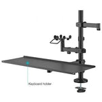 Soporte de Mesa para TPV 2 Monitores TooQ TQPM0003/ Giratorio/ Inclinable/ Rotatorio/ hasta 9kg - PixelPlaza