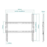 Soporte de Pared Fijo TooQ LP1070F-B para TV de 32-70"/ hasta 45kg - PixelPlaza
