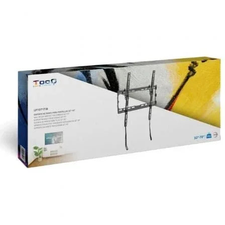 Soporte de Pared Fijo / Inclinable TooQ LP1071T-B para TV de 32-70"/ hasta 45kg - PixelPlaza