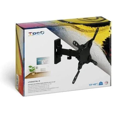 Soporte de Pared Giratorio/ Inclinable/ Nivelable TooQ LP2042TNL-B para TV de 13-42"/ hasta 20kg - PixelPlaza