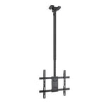 Soporte de Techo Giratorio/ Inclinable/ Nivelable TooQ LPCE1175TSLI-XL-B para TV de 32-75"/ hasta 60kg - PixelPlaza