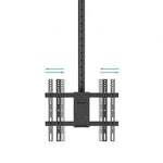 Soporte de Techo Giratorio/ Inclinable/ Nivelable TooQ LPCE1175TSLI-XL-B para TV de 32-75"/ hasta 60kg - PixelPlaza