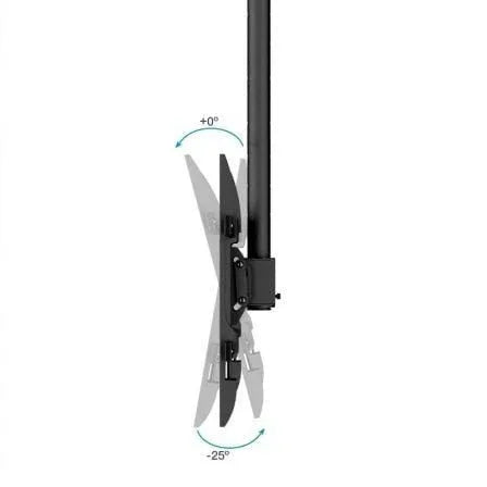 Soporte de Techo Giratorio/ Inclinable/ Nivelable TooQ LPCE1175TSLI-XL-B para TV de 32-75"/ hasta 60kg - PixelPlaza