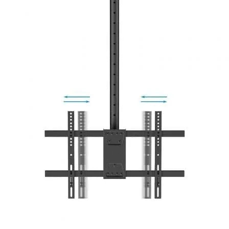 Soporte de Techo Giratorio/ Inclinable/ Nivelable TooQ LPCE1186TSLI-XL-B para TV de 43-86"/ hasta 60kg - PixelPlaza