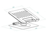 Soporte TooQ PH-DAFNE-G para Portátil/ Tablet hasta 17" - PixelPlaza