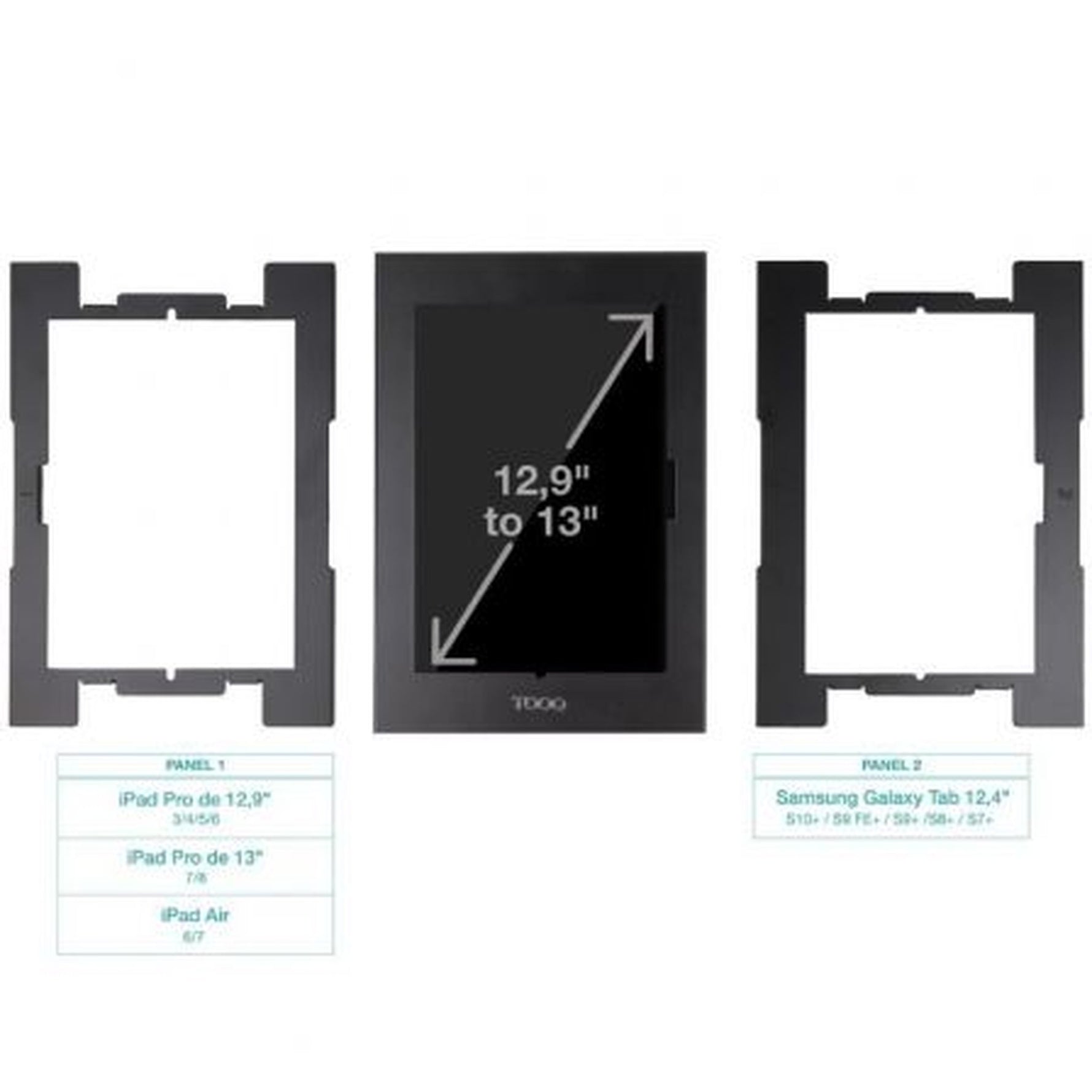 Marco Antirrobo para Tablet TooQ TQATTE2601-M-B/ Negro