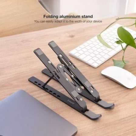 Soporte TooQ TQLRS0033-AL-G para Portátiles hasta 15" - PixelPlaza