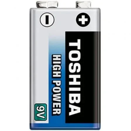 Pila 9V Toshiba 6LR61/ 9V/ Alcalina - PixelPlaza