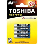 Pack de 4 Pilas AAA Toshiba High Power LR03/ 1.5V/ Alcalinas - PixelPlaza