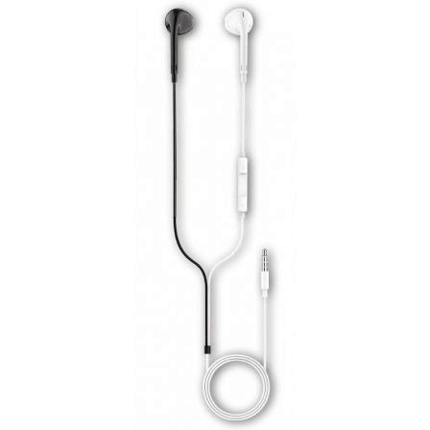 Auriculares Intrauditivos Tech One Tech earTECH B&W Be Original TEC1011/ con Micrófono/ Mini Jack 3.5/ Blanco y Negro