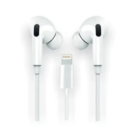 Auriculares Intrauditivos Tech One Tech earTECH HOP TEC1202/ con Micrófono/ Lightning/ Blancos - PixelPlaza