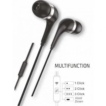Auriculares Intrauditivos Tech One Tech earTECH TEC1305/ con Micrófono/ USB Tipo-C/ Negros - PixelPlaza