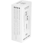 Auriculares Intrauditivos Tech One TEC2905/ con Micrófono/ Jack 3.5/ Blancos - PixelPlaza