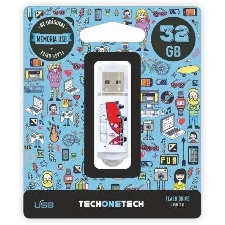 Pendrive 32GB Tech One Tech Camper VAN-VAN USB 2.0 - PixelPlaza
