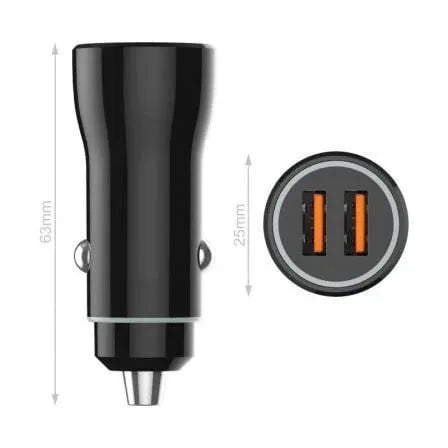 Cargador de Coche Tech One Tech TEC2802/ 2xUSB/ 12W - PixelPlaza