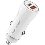 Cargador de Coche Tech One Tech TEC2813/ 1xUSB-Tipo C/ 1xUSB/ 38W - PixelPlaza