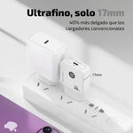 Cargador de Pared GaN Tech One Tech GaN TEC2220/ 1xUSB Tipo-C/ 20W/ Blanco - PixelPlaza