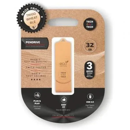 Pendrive 32GB Tech One Tech Ecotech USB 2.0 - PixelPlaza