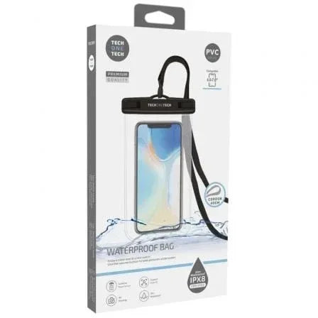 Funda Universal Impermeable para Smartphone Tech One Tech TEC2850/ Hasta 7" - PixelPlaza