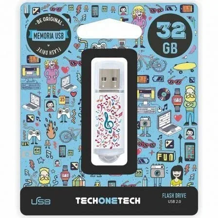 Pendrive 32GB Tech One Tech Music Dream USB 2.0 - PixelPlaza