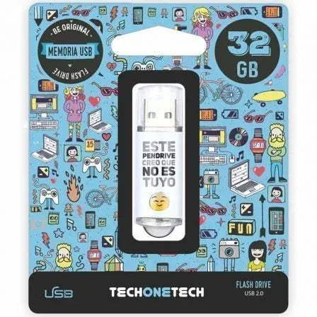 Pendrive 32GB Tech One Tech No Es Tuyo USB 2.0 - PixelPlaza