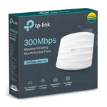 Punto de Acceso Inalámbrico TP-Link Omada EAP110 PoE 300Mbps/ 2.4GHz/ Antenas de 4dBi/ WiFi 802.11n/b/g - PixelPlaza